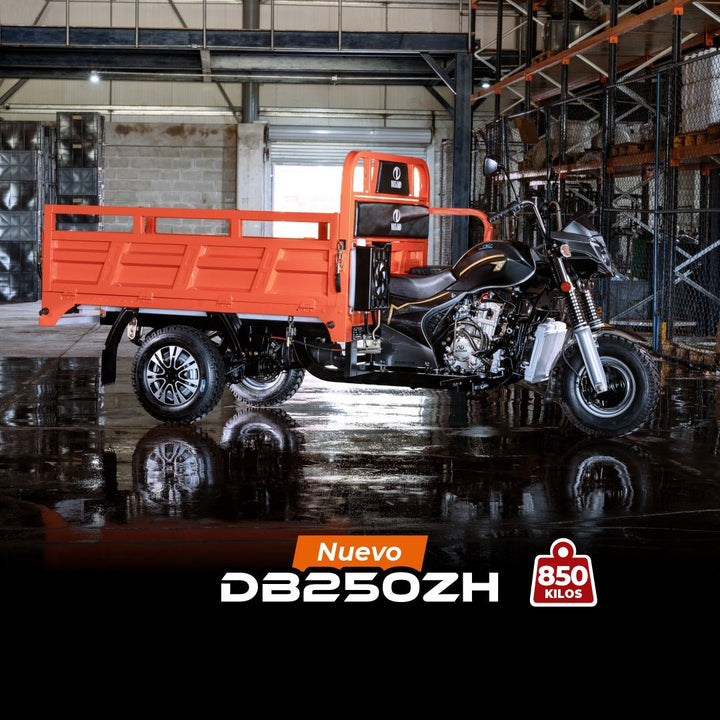 Foto lateral motocarro Vaisand DB250ZH 2026 capacidad 850 Kg